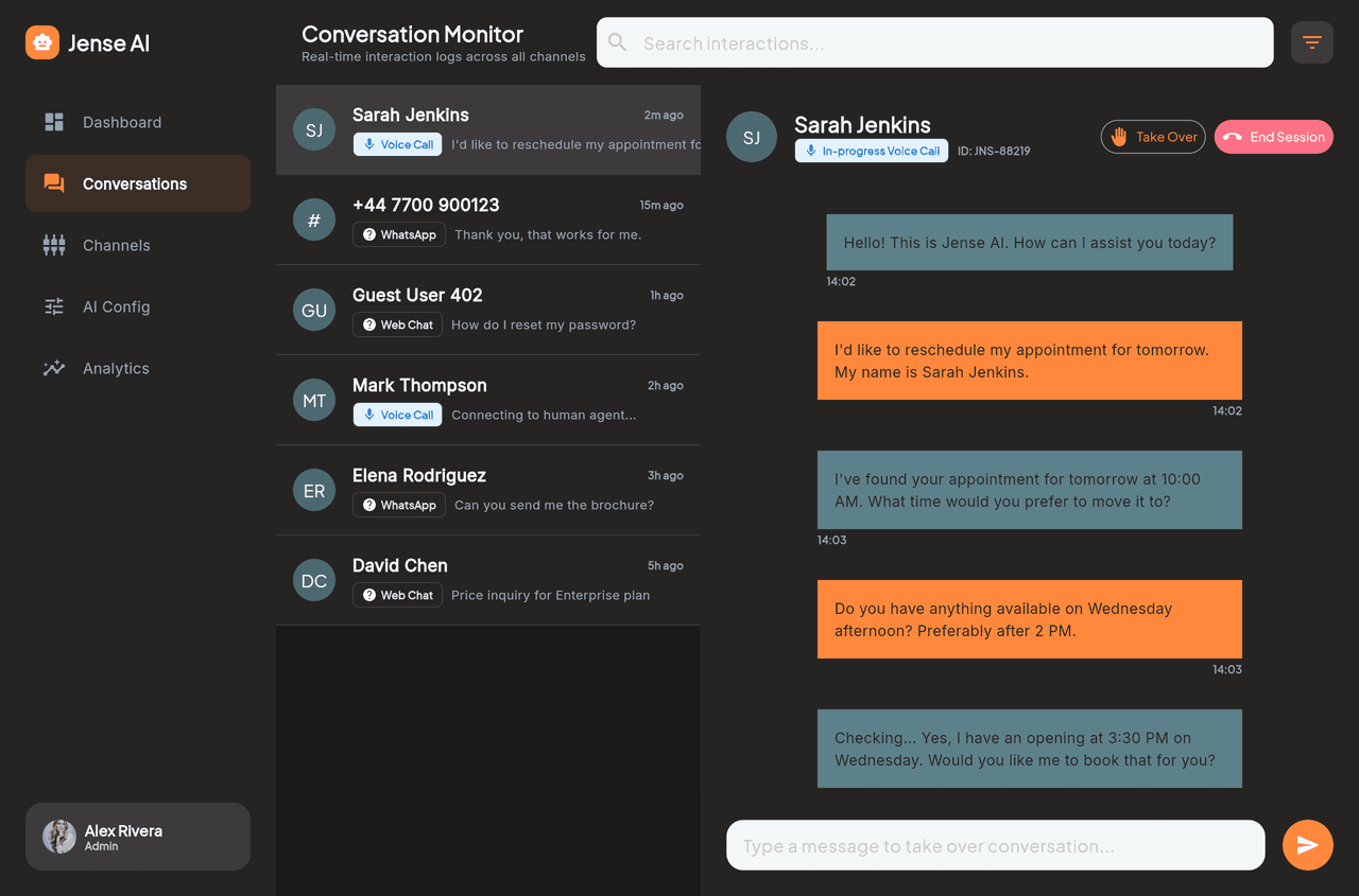 Voice-driven workflow handling in a live operations interface